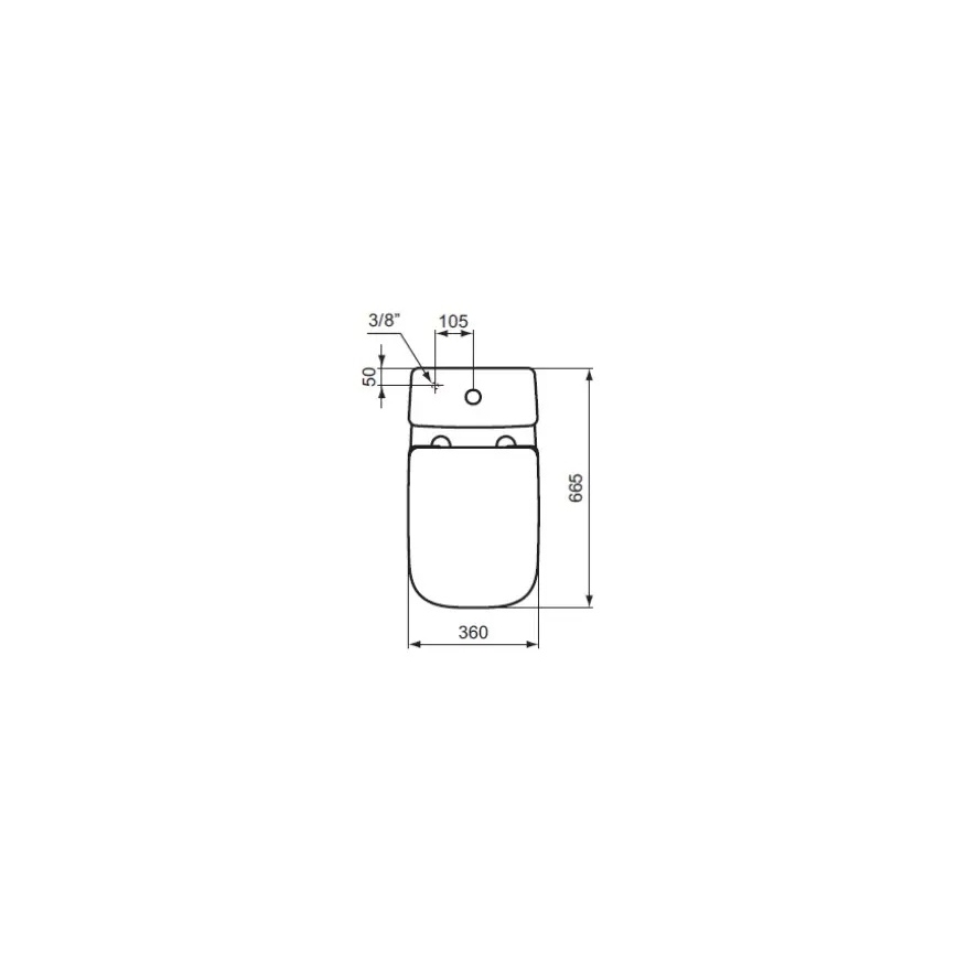 Ideal Standard T453001 - Abattant WC I.LIFE A blanc