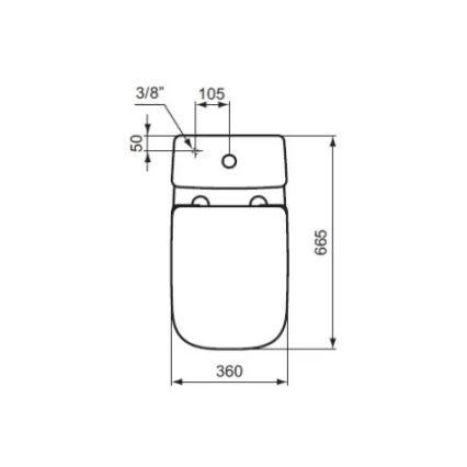 Ideal Standard T453001 - WC-Sitz I.LIFE A weiß