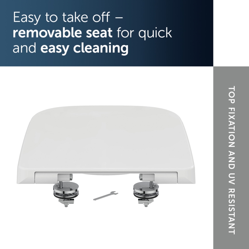 Ideal Standard T468301 - Sedile WC SoftClose I.LIFE B bianco