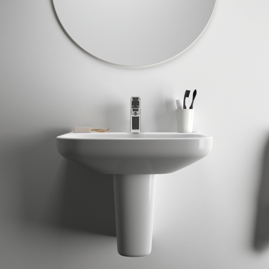 Ideal Standard T470501 - Lavabo sospeso I.LIFE A 60x48 cm ceramica/bianco
