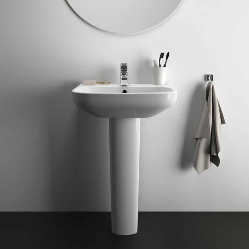 Ideal Standard T470501 - Lavabo sospeso I.LIFE A 60x48 cm ceramica/bianco
