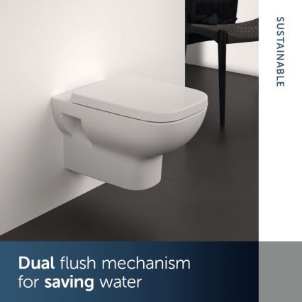 Ideal Standard T471701 - Wandhängendes WC Rimless I.LIFE A Keramik/weiß