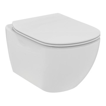 Ideal Standard T536001 - Wand-WC, randlos, mit SoftClose-Sitz TESI Keramik/weiß