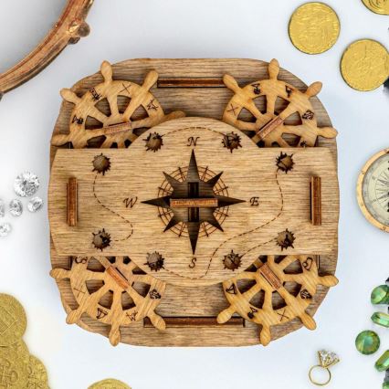 iDventure - Boîte de puzzle en bois Davy Jones