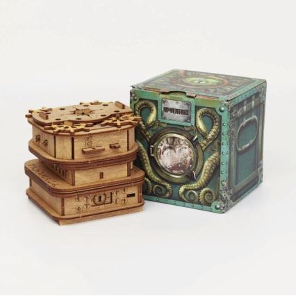 iDventure - Boîte de puzzle en bois Davy Jones