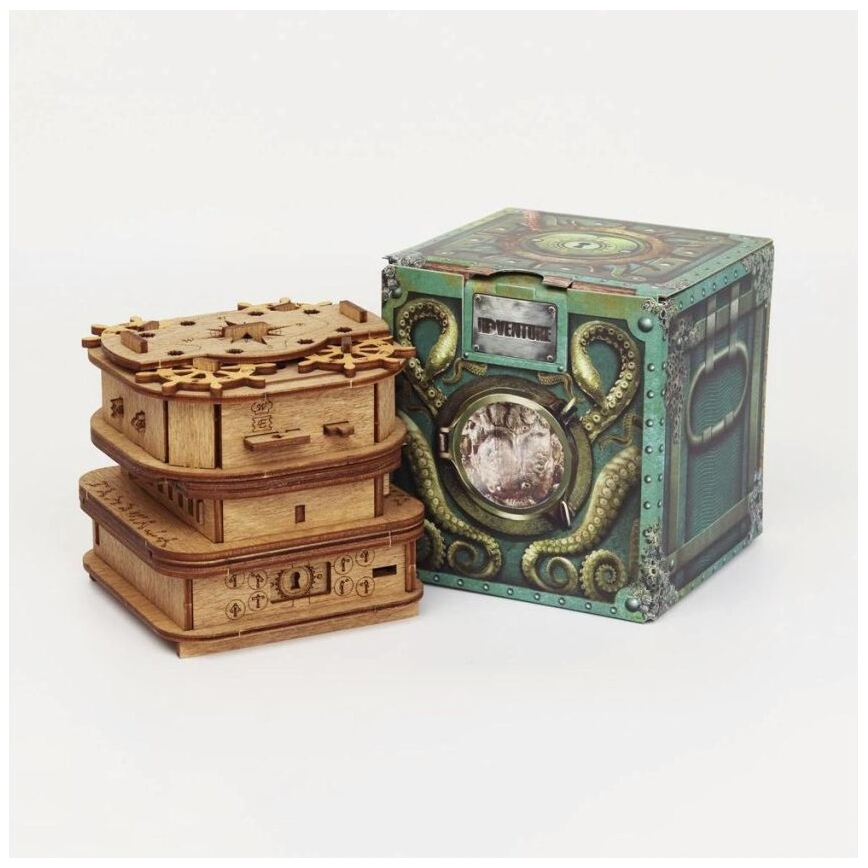 iDventure - Boîte de puzzle en bois Davy Jones