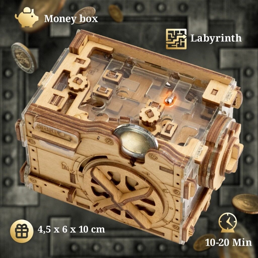 iDventure - Puzzle in legno A-maze-ing cassaforte