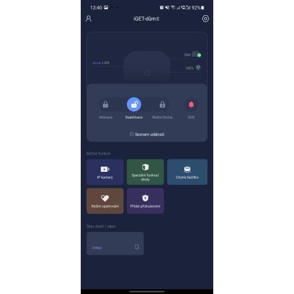 Système de sécurité sans fil intelligent 4G LTE/WiFi/Ethernet/GSM