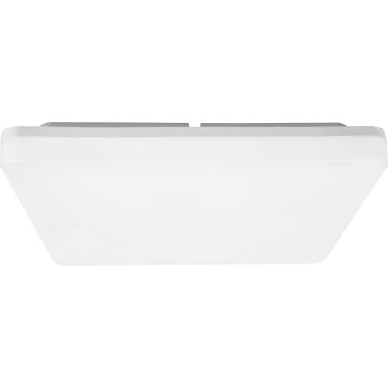 Plafonnier LED RGBW dimmable pour salle de bains — 15 W, 230 V, 3000–6500 K, 22×22 cm, IP54, blanc, Wi‑Fi