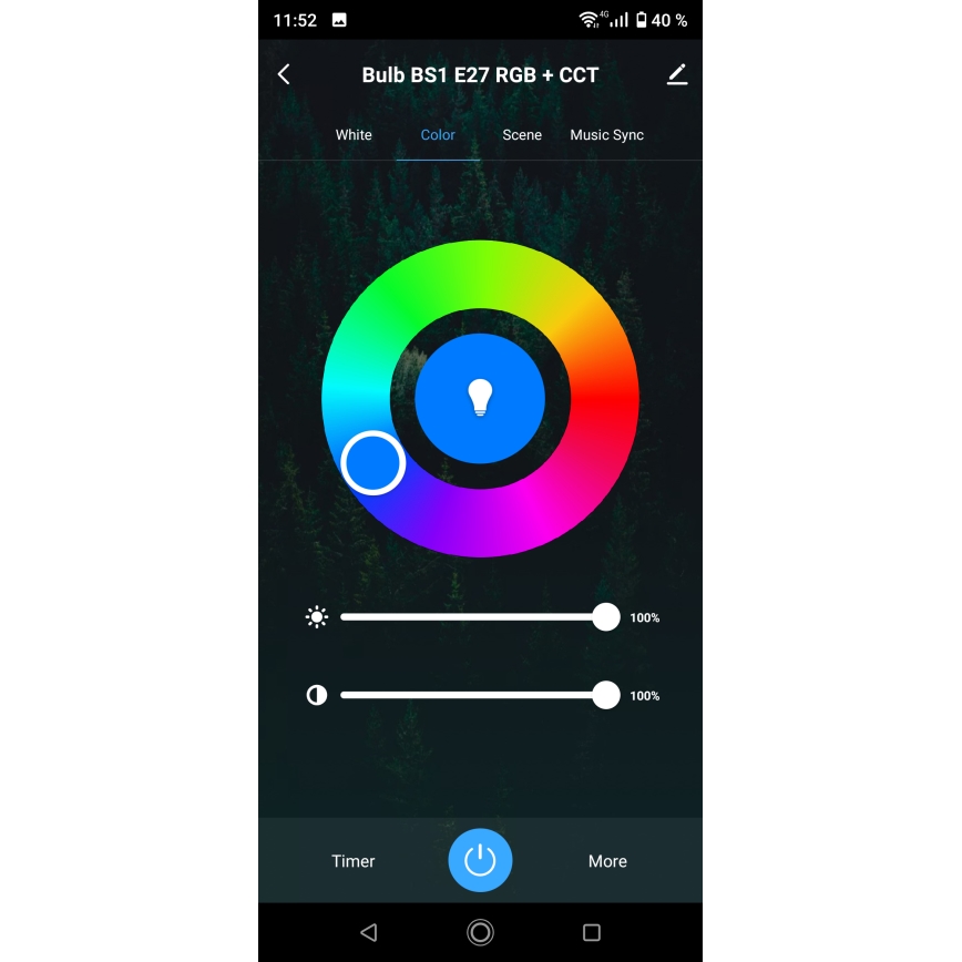 LED RGBW Plafoniera da bagno dimmerabile LED/24W/230V 3000-6500K 33x33 cm IP54 bianca Wi-Fi