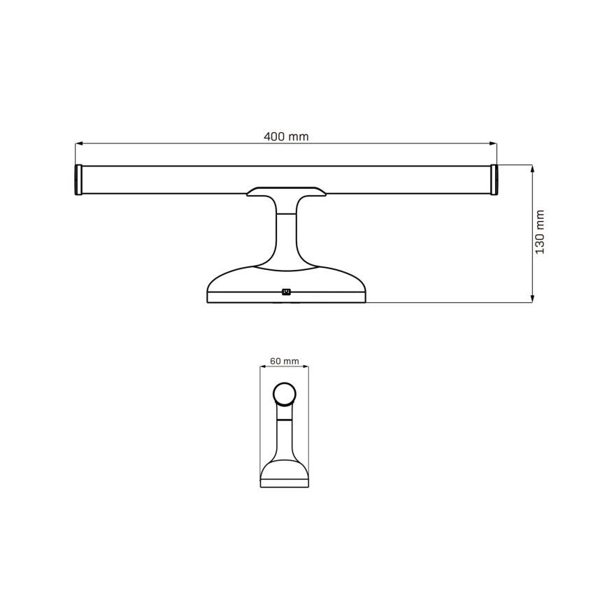 Illuminazione a LED per specchi da bagno ARMONA LED/6W/230V 4000K 40 cm IP44 cromo lucido