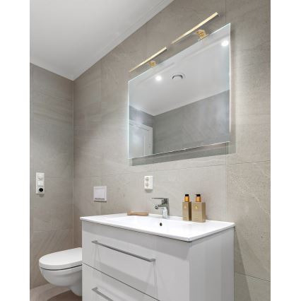 Illuminazione a LED per specchi da bagno LED/5W/230V 4000K 30 cm IP44 oro opaco