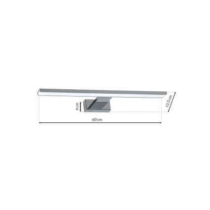 Illuminazione a LED per specchi da bagno SHINE 1xLED/13,7W/230V