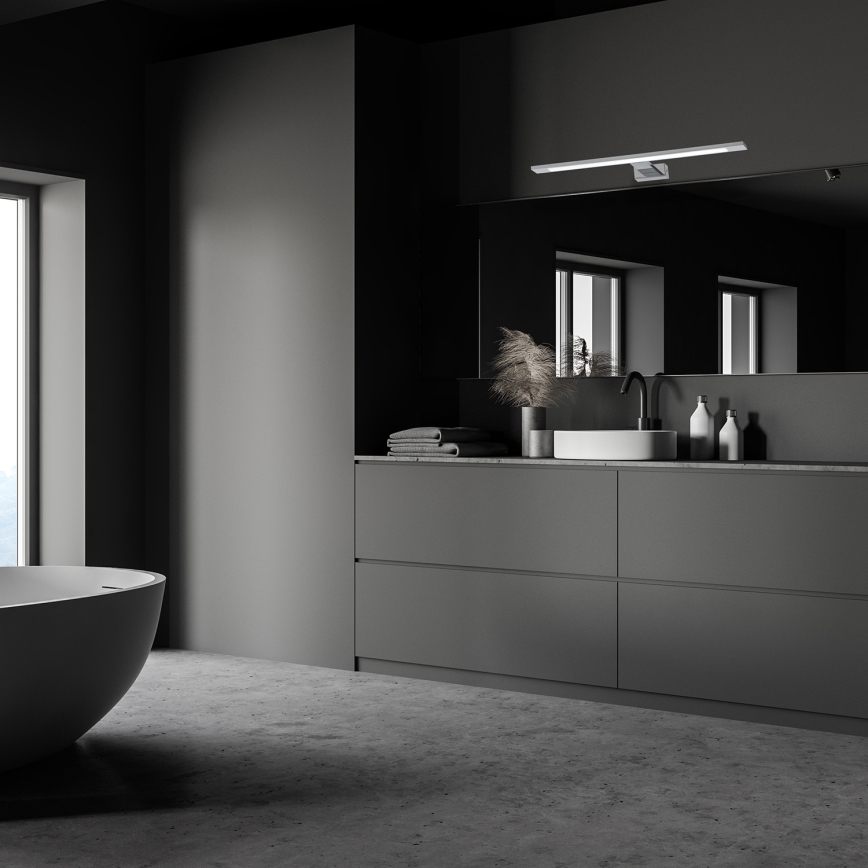 Illuminazione a LED per specchi da bagno SHINE LED/12W/230V IP44 cromo lucido