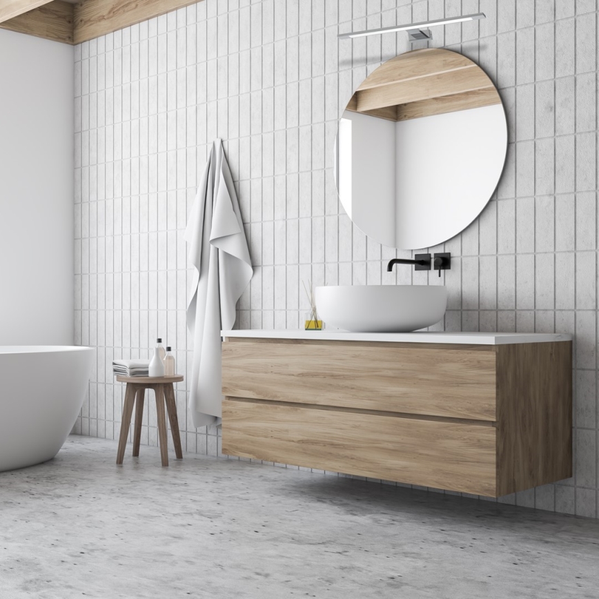 Illuminazione a LED per specchi da bagno SHINE LED/12W/230V IP44 cromo lucido