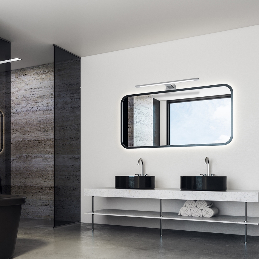 Illuminazione a LED per specchi da bagno SHINE LED/12W/230V IP44 cromo lucido