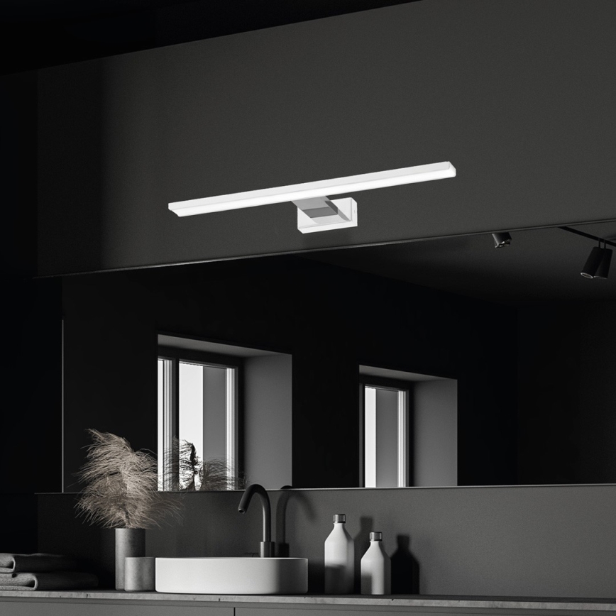 Illuminazione a LED per specchi da bagno SHINE LED/13,8W/230V IP44 bianco/cromo lucido