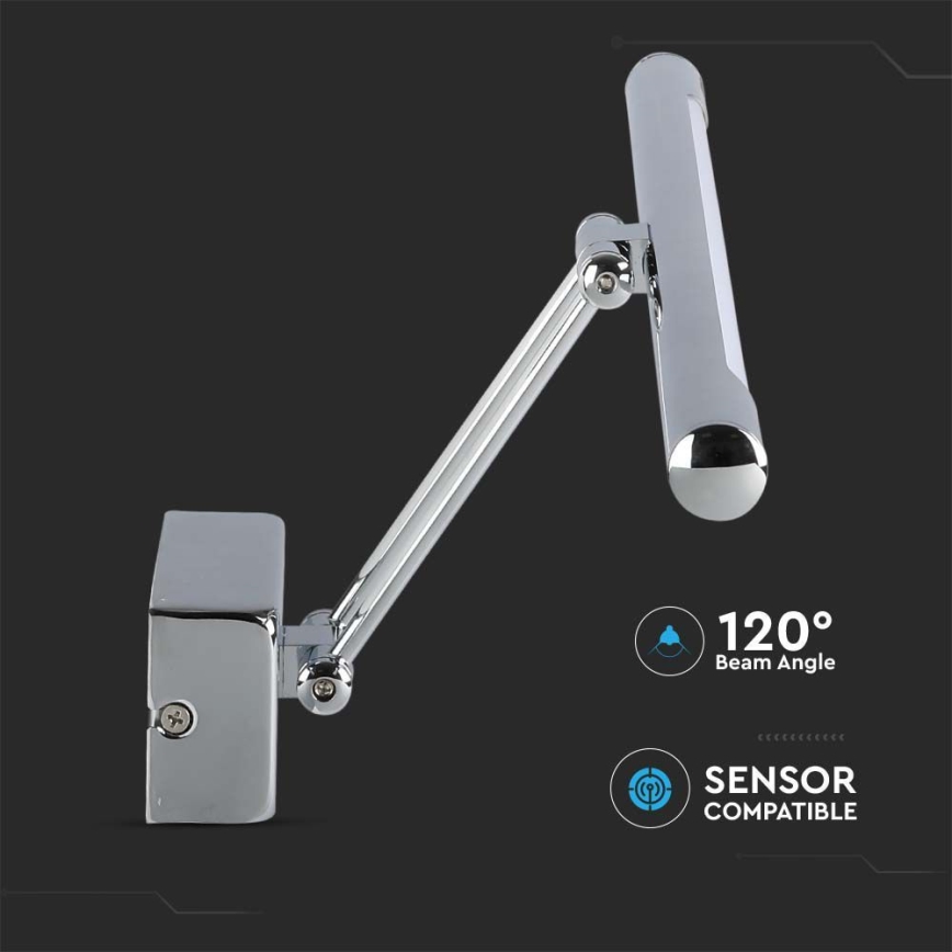 Illuminazione a LED per specchi LED/9W/230V 3000K 50cm cromo lucido