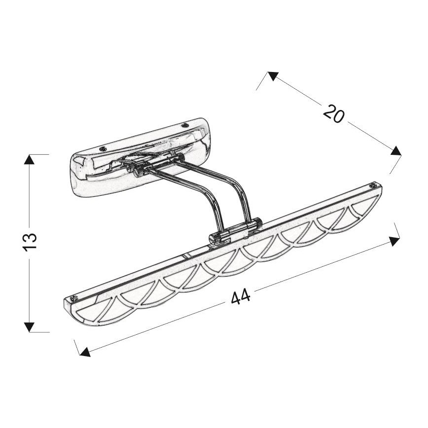 Illuminazione a LED per specchi MOVE LED/6W/230V