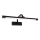 Illuminazione a LED per specchio da bagno VINCI LED/15W/230V 60 cm IP44 nero