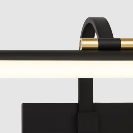 Illuminazione a LED per specchio da bagno VINCI LED/15W/230V 60 cm IP44 nero
