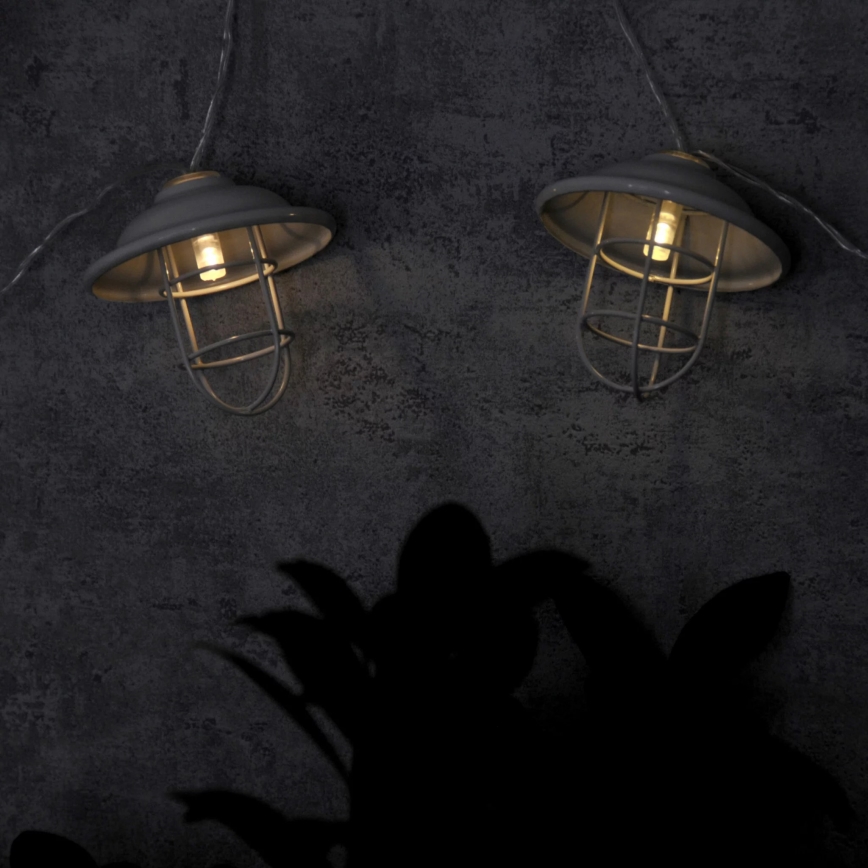 Illuminazione decorativa LED da esterno LOFT 10xLED/2xAA