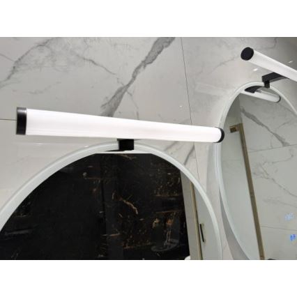 Illuminazione LED per specchio da bagno, 10 W, 230 V, 45 cm, IP44, nero