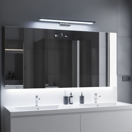 Illuminazione a LED per specchio da bagno KLIMT LED/12W/230V 3000/4000/6000K 60 cm IP44 cromo lucido