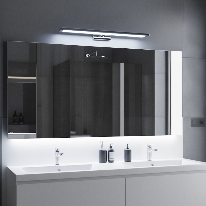 Illuminazione a LED per specchio da bagno KLIMT LED/12W/230V 3000/4000/6000K 60 cm IP44 cromo lucido