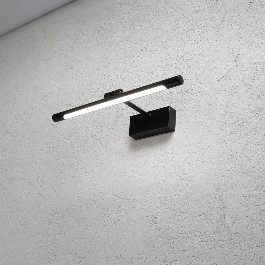 Illuminazione LED per specchio da bagno MIRROR LED/6W/230V 4000K IP44 40 cm nero