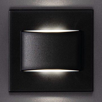 Illuminazione per scale a LED ERINUS LED/1,5W/12V 3000K nero