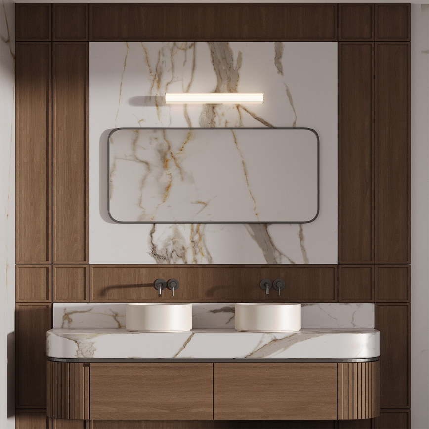 Illuminazione a LED per specchio da bagno LINEA LED/8W/230V 3000/4000/6000K IP44 45 cm oro