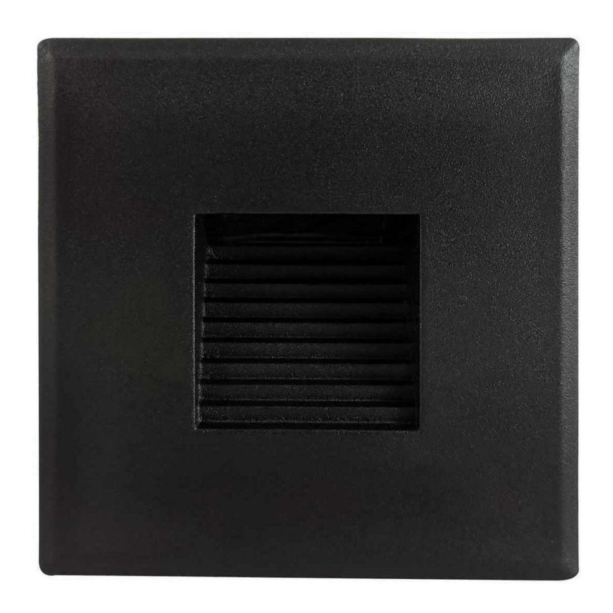 Illuminazione scale LED da esterno DECENTLY LED/1,5W/230V 3000/4000/6000K IP44 nero