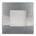 Illuminazione scale LED da esterno LED/1,7W/230V 4000K IP44 cromo lucido
