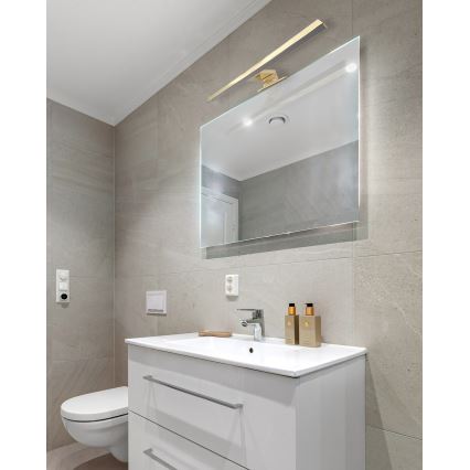 Illuminazione a LED per specchio da bagno LED/8W/230V 4000K 50 cm IP44 oro opaco