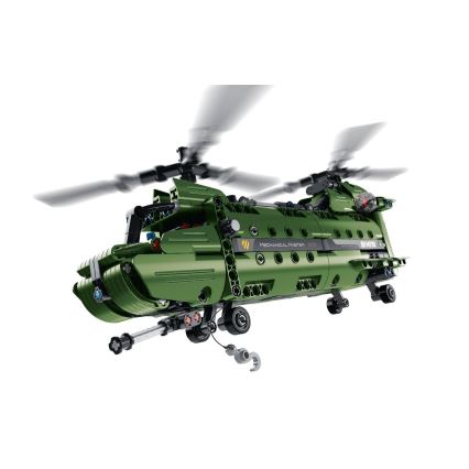 iM.Master - Hubschrauber-Bausatz mit mechanischem Antrieb, 2-in-1, 393 Teile