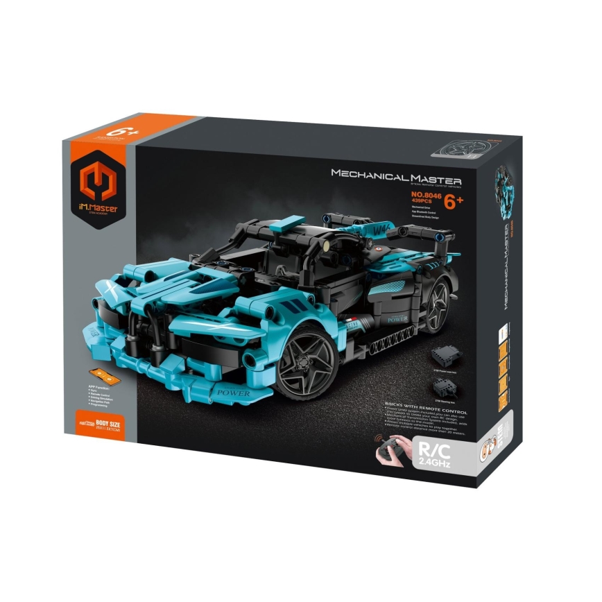 iM.Master - Kit voiture à monter, 439 pièces, 3x AAA + télécommande