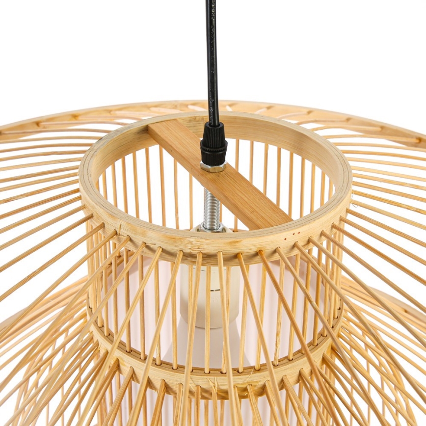 Hängeleuchte PINCHOS 1xE27/40W/230V d 50 cm Bambus