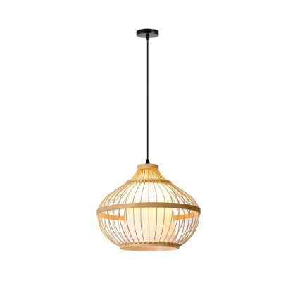Hängeleuchte PINCHOS 1xE27/40W/230V d 40 cm Bambus