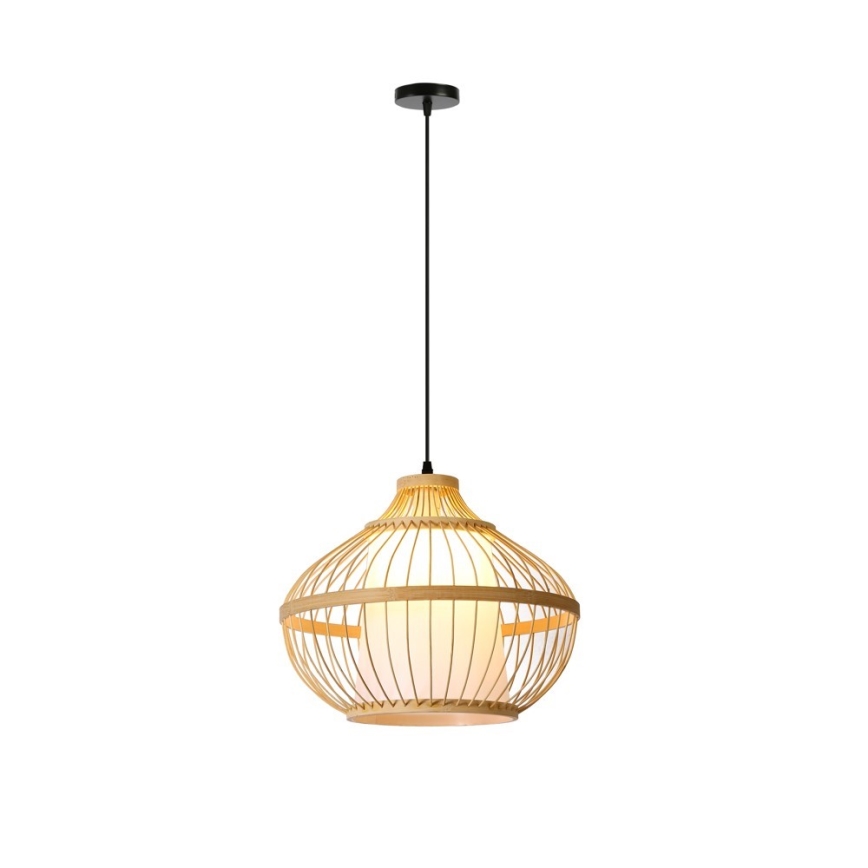 Hängeleuchte PINCHOS 1xE27/40W/230V d 40 cm Bambus