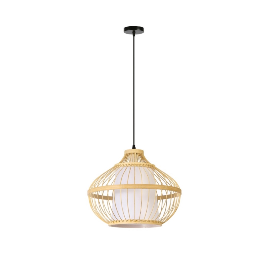 Hängeleuchte PINCHOS 1xE27/40W/230V d 40 cm Bambus