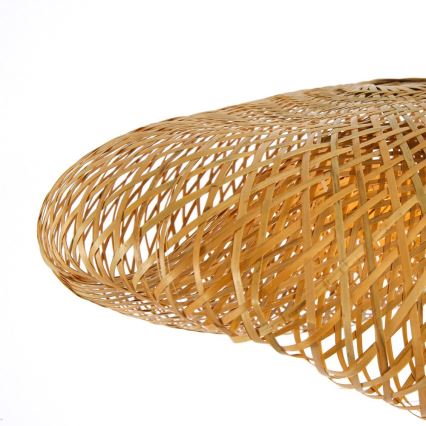 Lampadario a sospensione con filo HILO 1xE27/40W/230V diametro 60 cm bambù