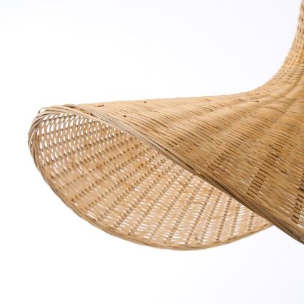 Immax 08290L - Suspension filaire SOMBRERO 1xE27/40W/230V d. 80 cm rotin