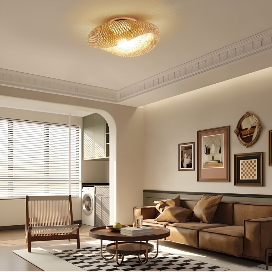 Lampada da soffitto BOHO HILO 1xE27/40W/230V Ø 60 cm