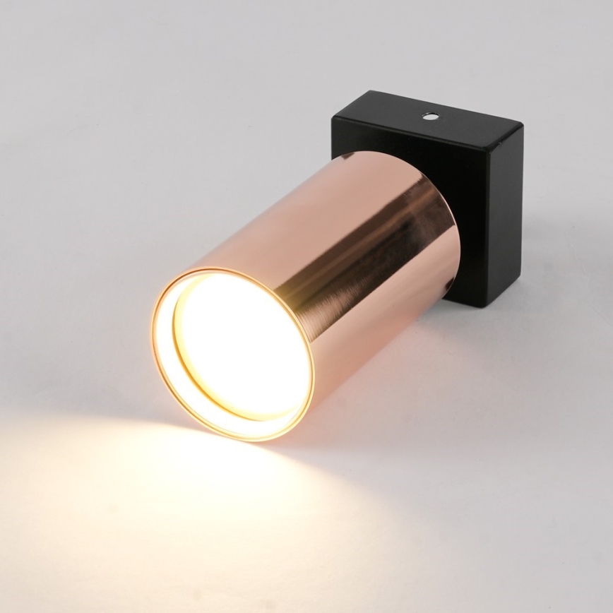 Faretto PUNTO 1xGU10/9W/230V oro rosa