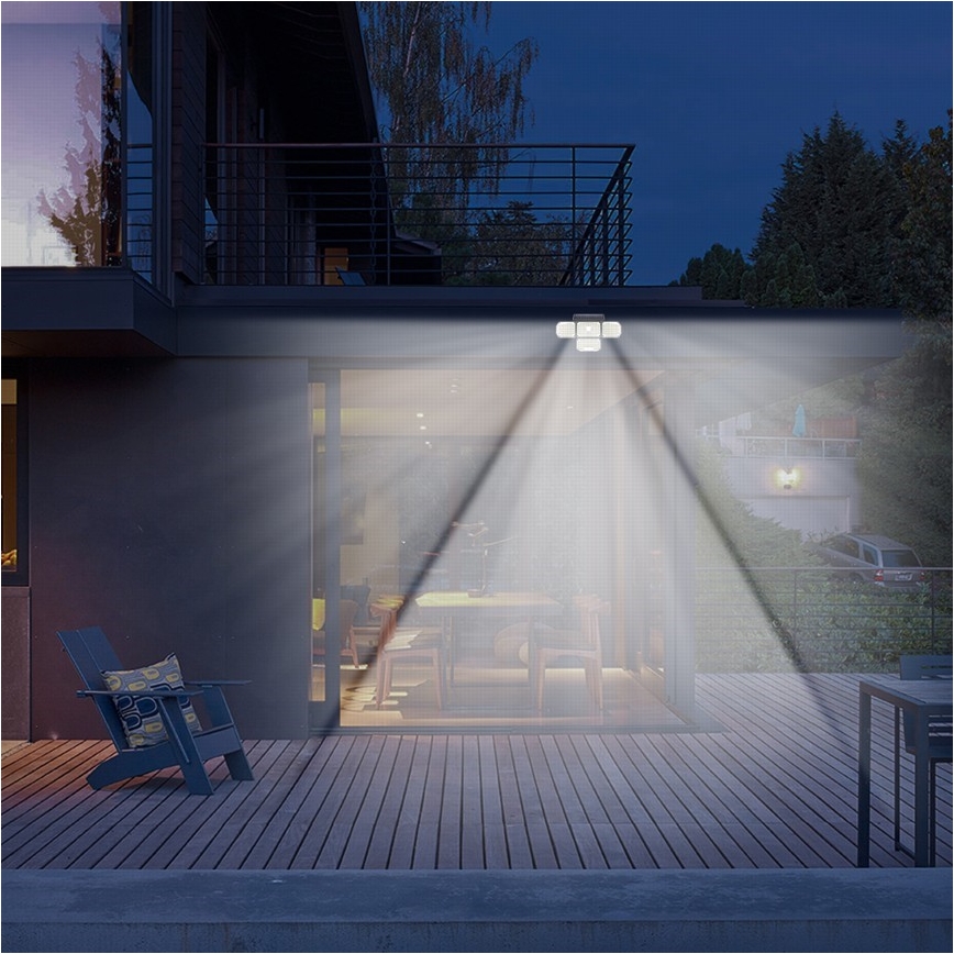 Applique LED solare con sensore LED/5W/5,5V IP65