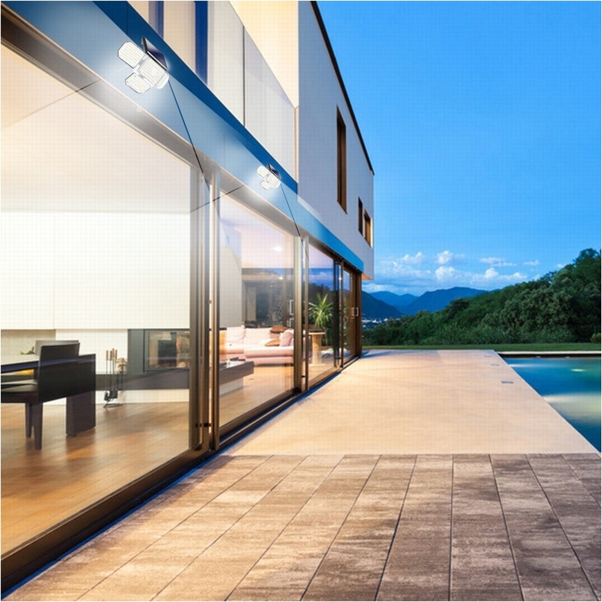 Applique LED solare con sensore LED/5W/5,5V IP65