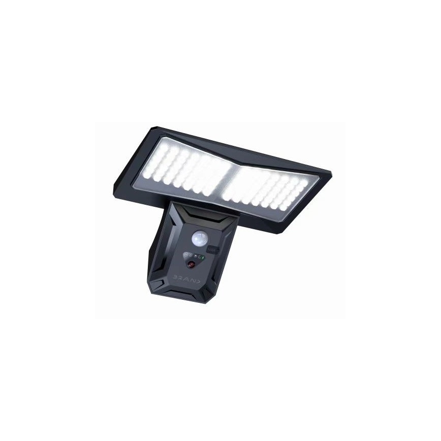 Applique a LED solare con sensore LED/2,6W/5,5V IP65 nero