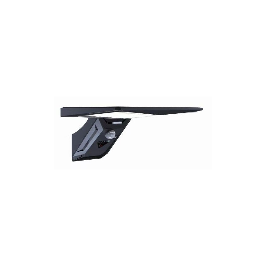 Applique a LED solare con sensore LED/2,6W/5,5V IP65 nero
