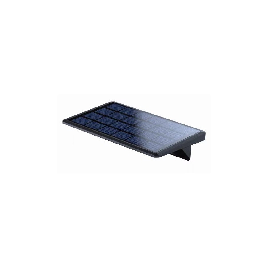 Applique a LED solare con sensore LED/2,6W/5,5V IP65 nero